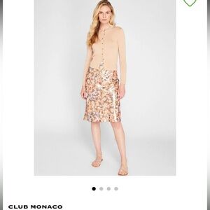 Club Monaco Sequin Pencil Skirt